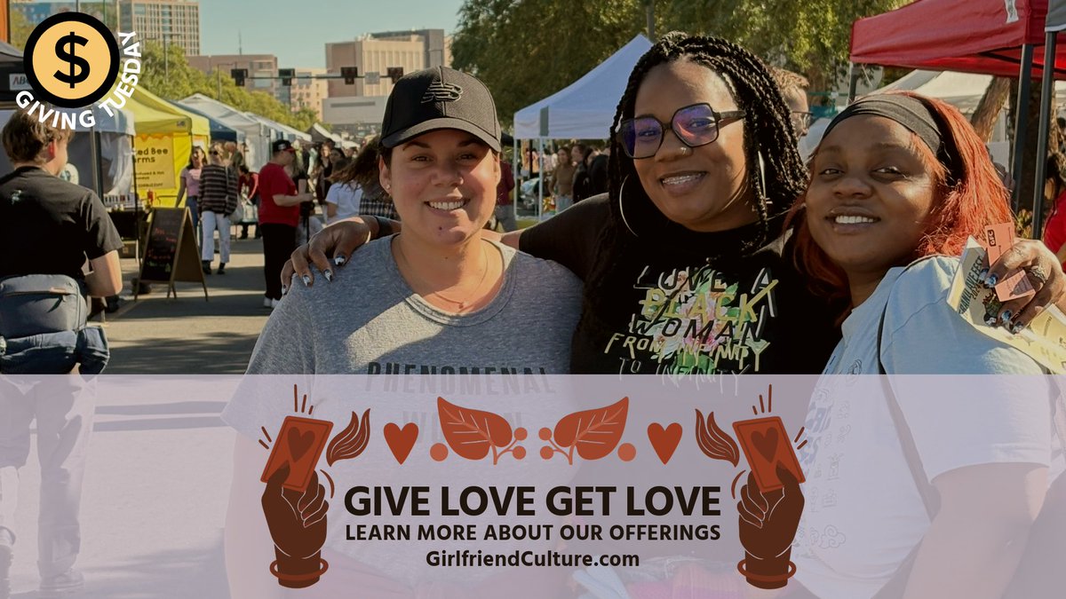 gfculture_'s tweet image. Happy #GivingTuesday! 💜
An investment in #GirlfriendCulture empowers a future where Black women redefine wellness for ourselves. We offer curated retreats and resources to provide Black women with spaces that value joy and connection.
🎁 Donate now: loom.ly/d0mgiq8