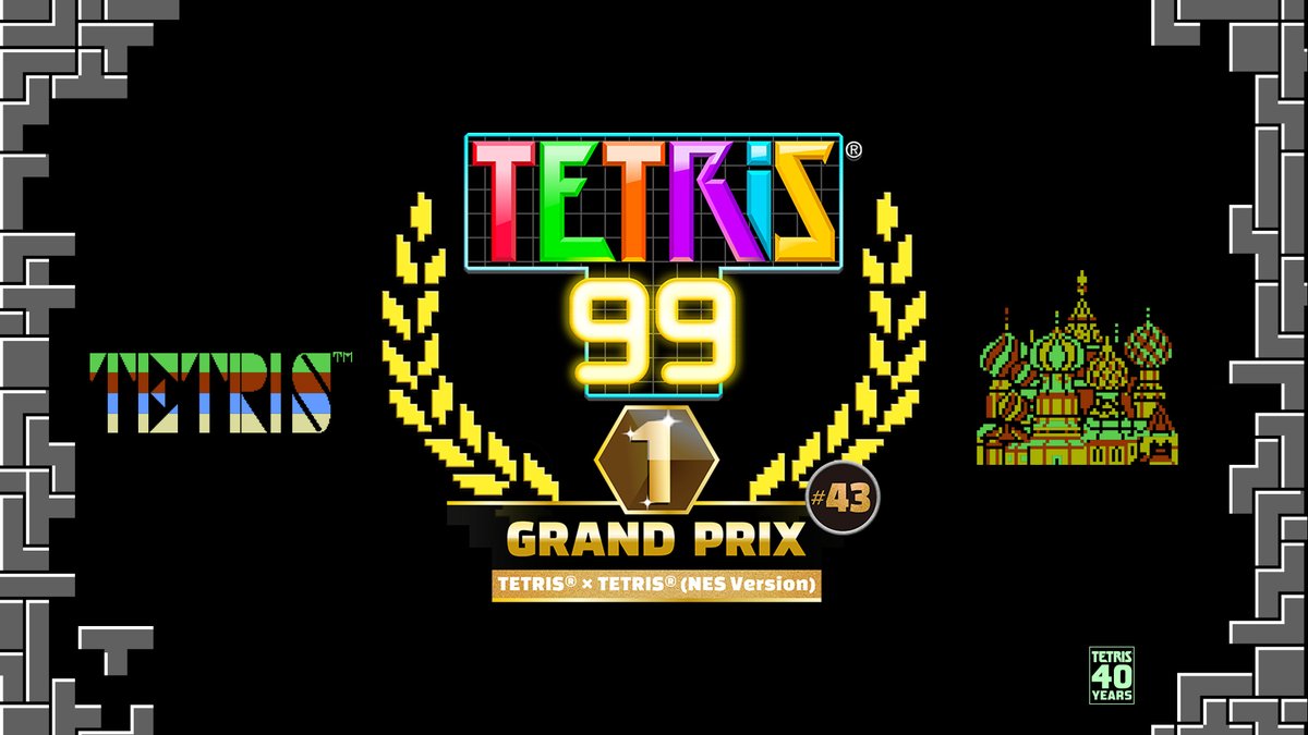 It's a historic #Tetris Grand Prix in Tetris® 99! Starting this Friday, December 6th, you can earn an exclusive theme based on Tetris® for the Nintendo Entertainment System. <a href="/Tetris_Official/">Tetris</a>

ntdo.com/6013fkQuW
