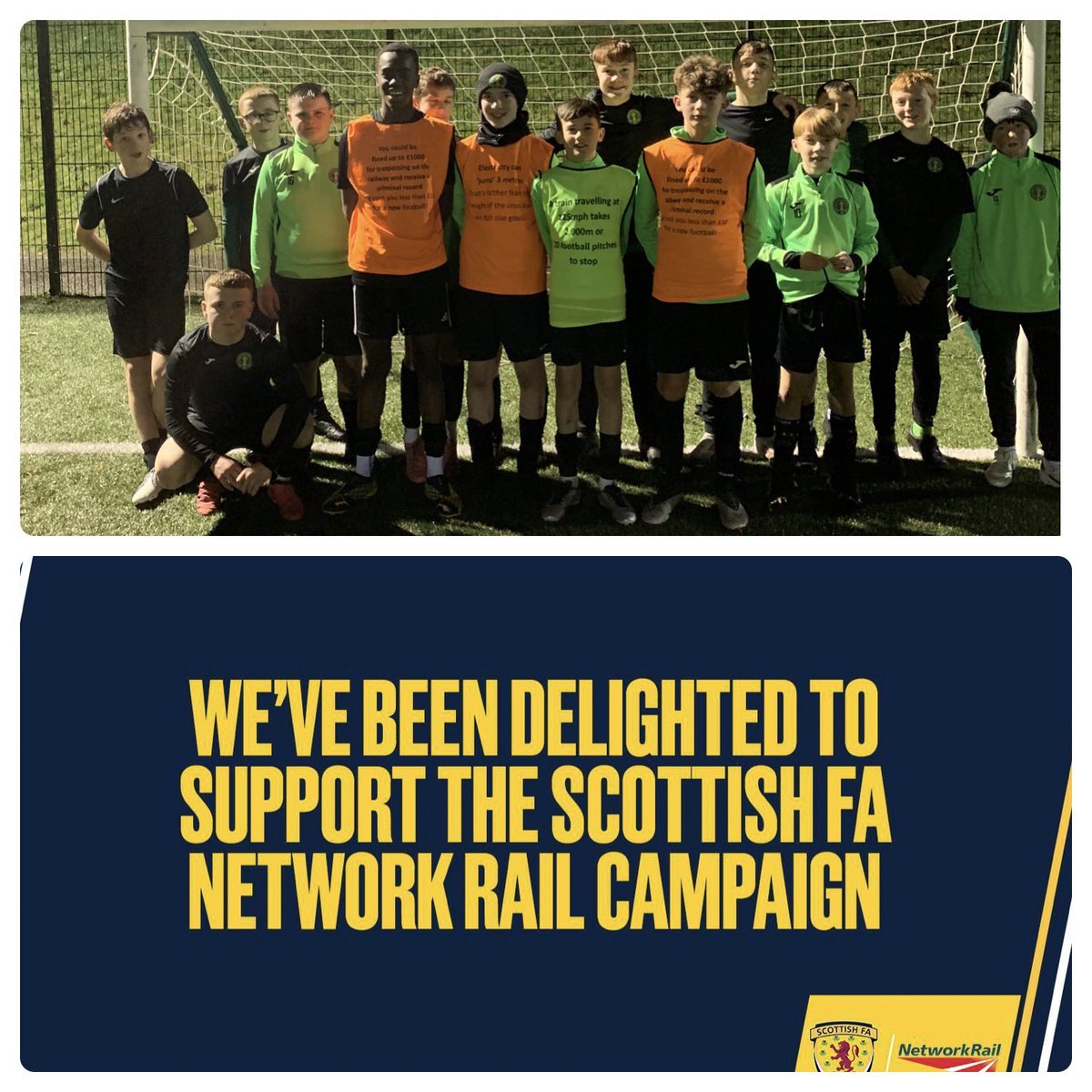 2011 Greens have been delighted to  support the SCOTTISH FA NETWORK RAIL CAMPAIGN 🚂 ⚽️ 

<a href="/ScottishFA/">Scottish FA</a>
 <a href="/NetworkRailSCOT/">Network Rail Scotland</a>