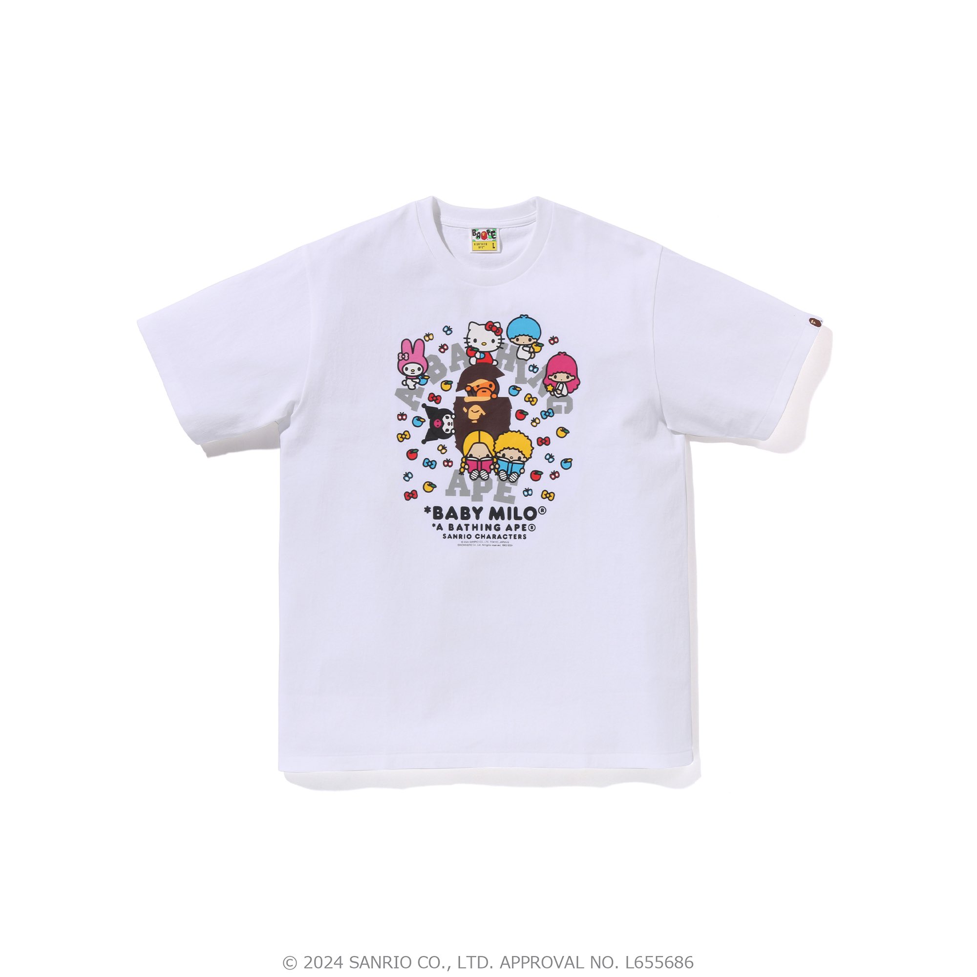 【本物保証 /関税・送料無料】A BATHING APE Milo x Sanrio A BATHING APE BABY MILO x SANRIO CHARACTERS SHARK FULL ZIP