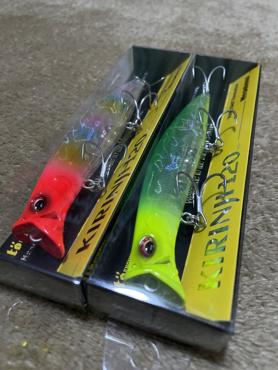 shonan111552's tweet photo. 2024.12.3
割と早く手に入ってホクホク😮💨
使うの来年だけど楽しみだなあ
#Megabass #itoengineering #kirinji120
#メガバス #itoエンジニアリング #キリンジ120 #シーバス https://t.co/BX9e7OLIRM