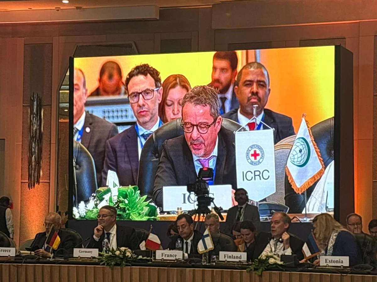 AVerduICRC's tweet photo. We also reaffirmed the protection of civilians, civilian infrastructure, and hospitals under #IHL. Medical facilities must remain sanctuaries to preserve human life https://t.co/YKAeWiBlK4