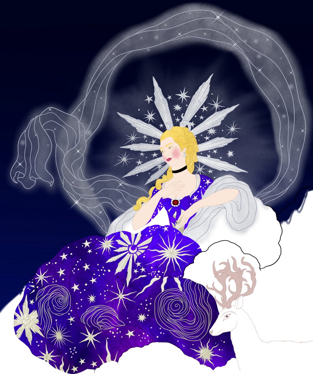 AMilankovacevic's tweet photo. WIP - The  Sleep of Endymion or Selene &amp; Endymion - a detail of the elaborate mythological scene in Rococo manner I am preparing, for the collection "La mythologie galante"(The Gallant mythology).

#illustration #ArtistsOnTwitter #greekmythology #18thcentury https://t.co/sxndxxlUlT