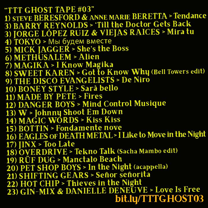 ghosting, ghosummers, e anche ghocopeland. 👻 bit.ly/TTTGHOST03