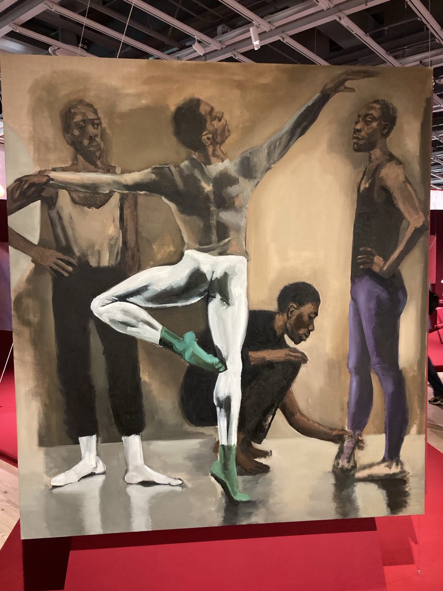 DoliverosDaniel's tweet photo. #EdgesofAiley @whitneymuseum is an immersive exhibition honoring the late choreographer,my highlights were by #LynetteYiadomBoakye,#GeoffreyHolder,#NormanLewis and the great #DavidHammons,most grateful to my daughter Che-Che for turning me on to this great show,a must see https://t.co/H2VPhYhnZM