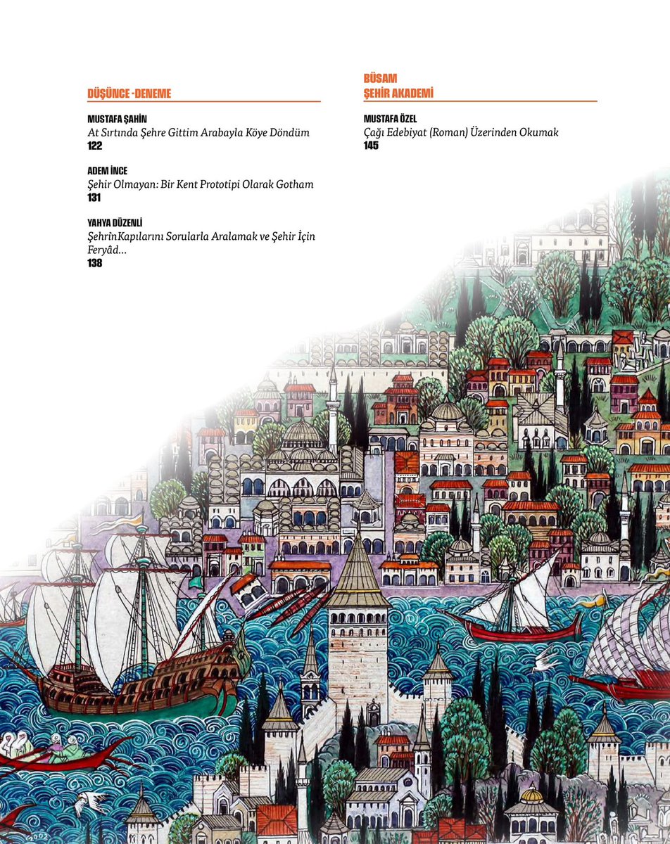 Düşünen Şehir’in "Şehir ve Emanet/Emniyet" konusunu ele aldığımız 21. sayısı yayında! Basılı hali ise yakında çıkmış olacak.. 

kayseri.bel.tr/uploads/edergi…