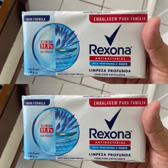 Rexona Sabonete em Barra Limpeza Profunda 84 G, 6 Barras