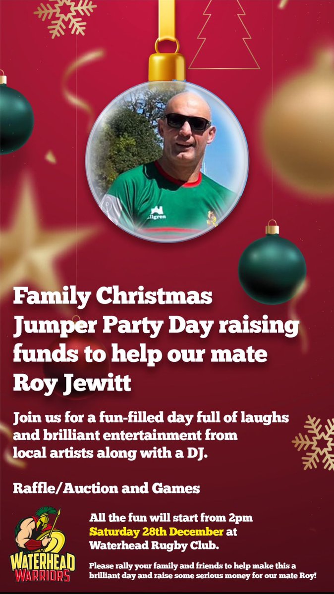 One for the diary , fundraiser for Roy