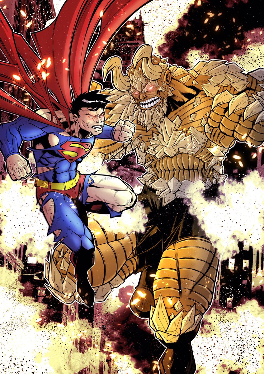#dc #dccomics #superman #doomsday #supermanvsdoomsday #fanart #dailydrawing