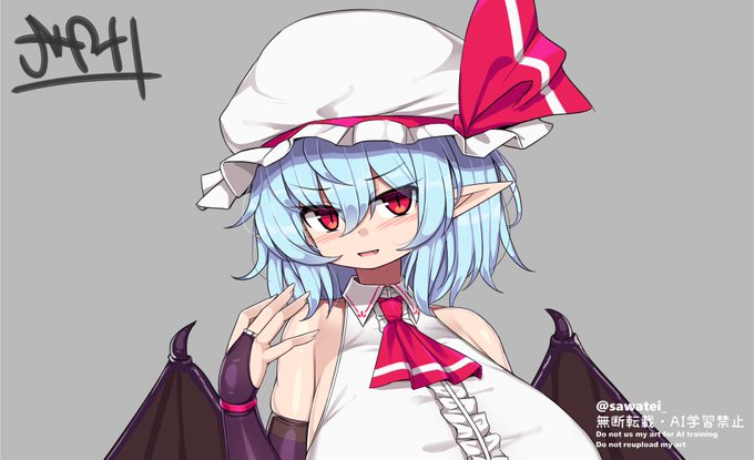 ファンティアに投稿しました! 
「むちむち爆乳レミリア(東方)」  
https://t.co/1SI30qLnYd 
