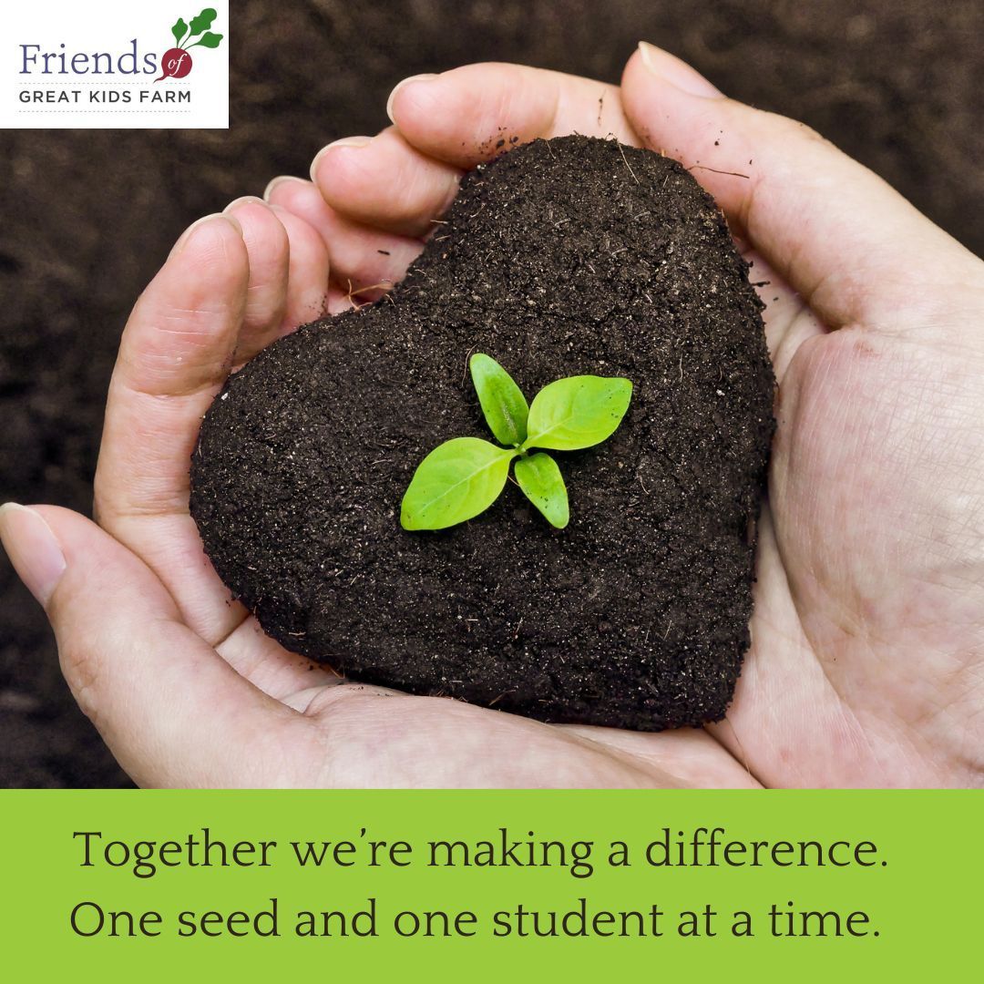 This Giving Tuesday, we’re grateful for you! Thanks to your generosity, we’re growing more than plants on Great Kids Farm—we’re nurturing young minds and creating a healthier, greener future. 

#GivingTuesday #FriendsofGreatKidsFarm