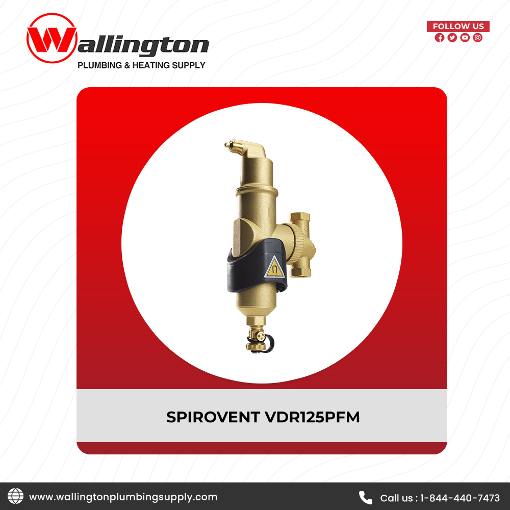 WALLINGTONPLUMB's tweet image. The Spirovent VDR125PFM promotes optimal heat transfer and reduces energy consumption by maintaining a clean and air-free system. Visit Wallington Plumbing Supply bit.ly/4i0pDNs to buy this magnetic vent.

#wallingtonplumbingsupply #spirovent #airvent