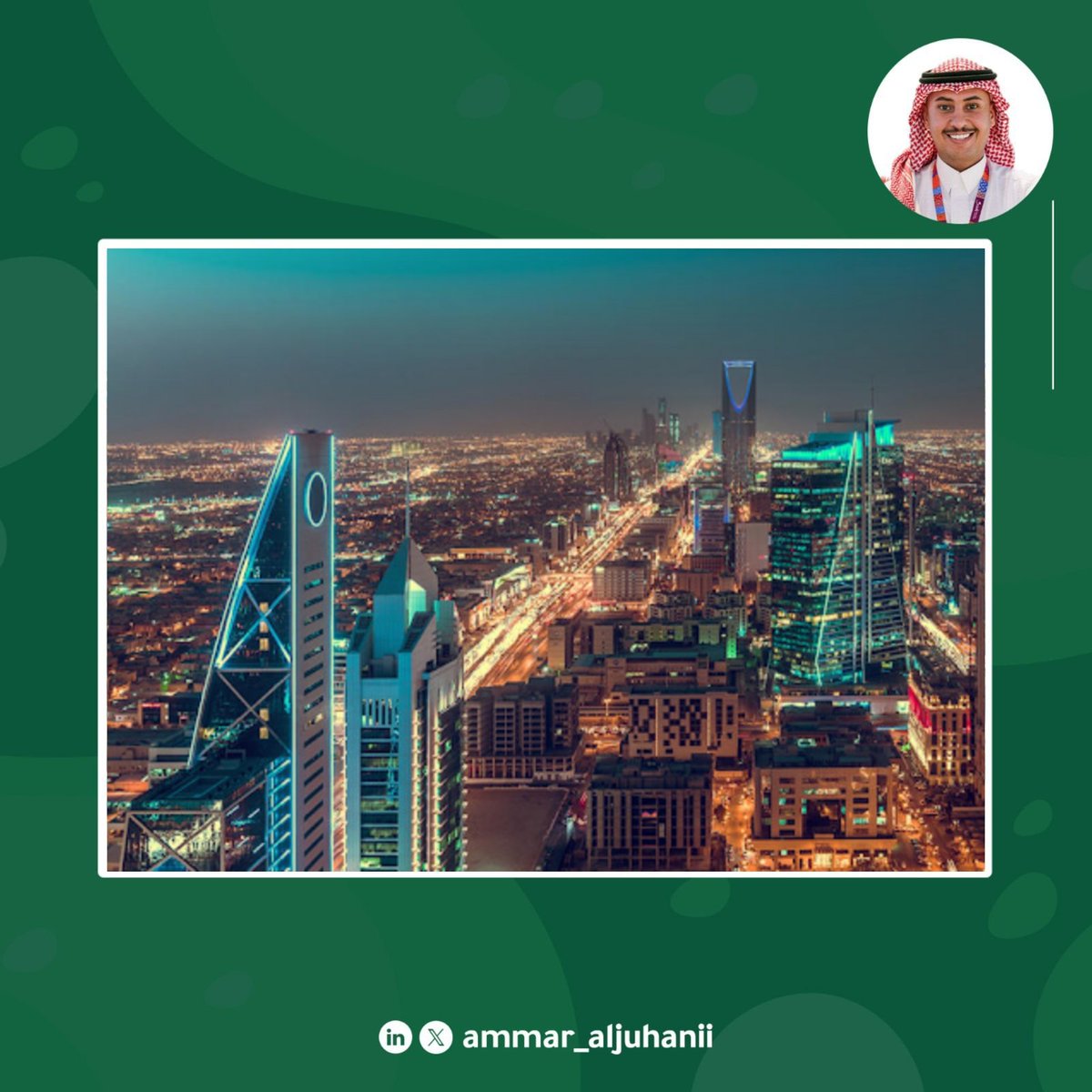 العاصمة #الرياض تُعد وجهة #سياحية فاخرة، حيث استقبلت خلال النصف الأول من عام 2024م حوالي 8.8 مليون سائح محلي، بالإضافة إلى 1.3 مليون سائح من الخارج.