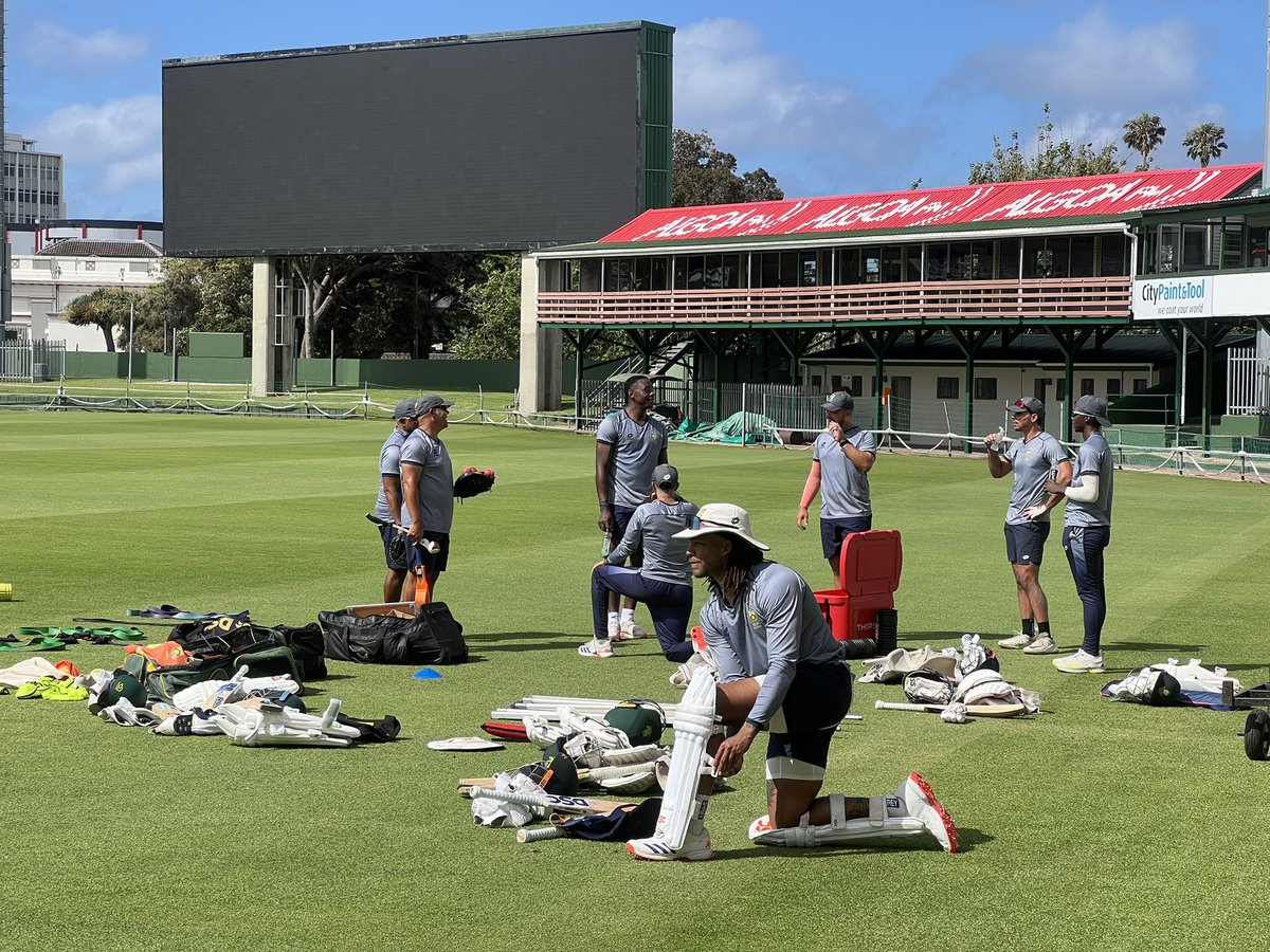 The Proteas are in Gqeberha! This, ahead of the second test in the two match series against Sri Lanka at the St George’s Cricket Stadium #sabcnews