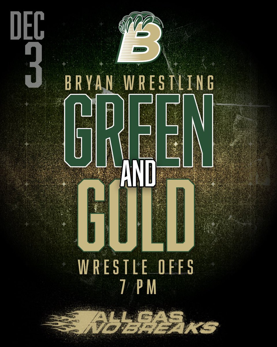 OPS_BearWrestle's tweet photo. Tonight is the night! Come out to Bear Country and check out the Green and Gold wrestle-offs! 

Entry fee to get in is a Gatorade. These Gatorade’s will be used to hydrate our team at tournaments this season. 

#GOBEARS #AllGasNoBreaks https://t.co/mag9Ywk7z0