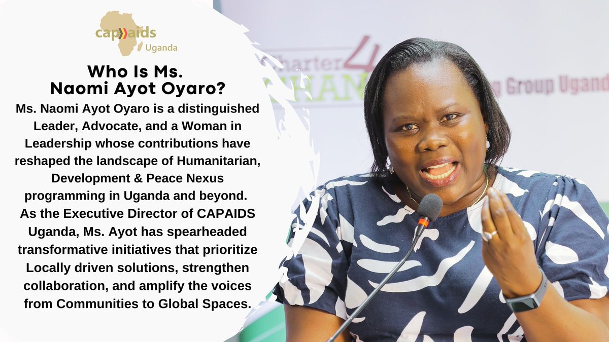 CapaidsUganda's tweet image. Under the inspiring Leadership of @NaomiAyot, we have become a National powerhouse for #LocalizationUg, creating safe and inclusive spaces for Local &amp;amp; National Actors, Communities, Local Government, &amp;amp; Media to actively participate in addressing pressing societal challenges.…