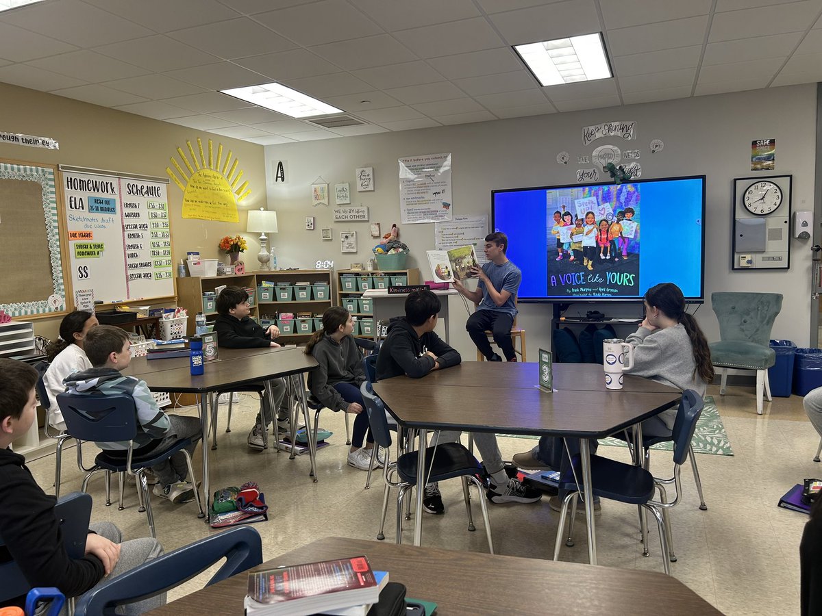 Jessica Rappaport (@jessrappaport) on Twitter photo 7B National Inclusive Schools Week - our peer leaders read to our 5th grade students A Voice like Yours <a href="/LauralynStewar1/">Lauralyn Stewart</a> <a href="/SevenBridgesMS/">Seven Bridges Middle School</a> <a href="/chappaqua_csd/">Chappaqua Central School District</a> 7B National Inclusive Schools Week - our peer leaders read to our 5th grade students A Voice like Yours <a href="/LauralynStewar1/">Lauralyn Stewart</a> <a href="/SevenBridgesMS/">Seven Bridges Middle School</a> <a href="/chappaqua_csd/">Chappaqua Central School District</a>