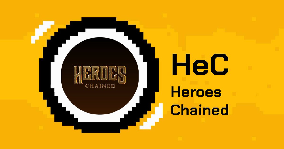Lead your team to glory with $HEC. #HeroesChained is where legends are made. #Binance #GuildLeadership