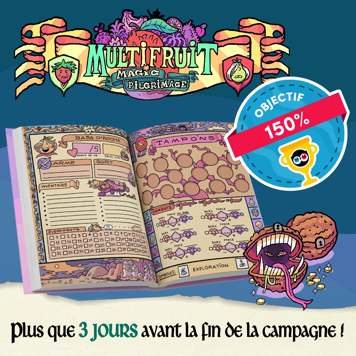 Atlas of Fantastic Worlds (@worldsatlas) on Twitter photo Damn que le temps passe vite !
Vite vite vite, dépêche toi, après il sera TROP TARD et tu t'en mordras les doigts pour le restant de tes jours ! ⌛
fr.ulule.com/multifruit-mag… Damn que le temps passe vite !
Vite vite vite, dépêche toi, après il sera TROP TARD et tu t'en mordras les doigts pour le restant de tes jours ! ⌛
fr.ulule.com/multifruit-mag…