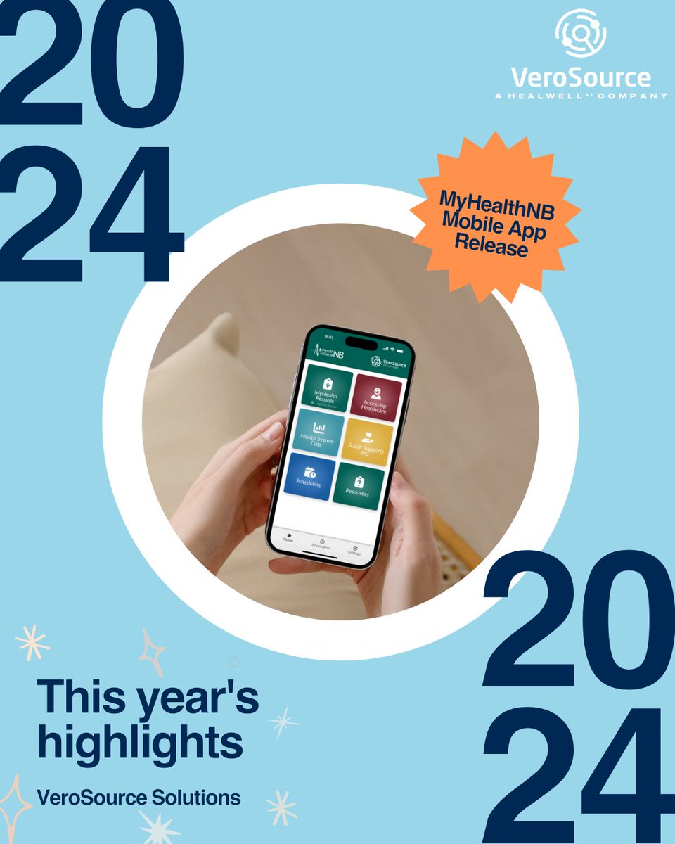 VeroSource Solutions (@verosource) on Twitter photo 2024 was a BIG year for VeroSource, and throughout December we’ll be taking the time to look back and celebrate. The year kicked off with the <a href="/Gov_NB/">Government of NB</a> Dept of Health’s launch of the VeroSource-built MyHealthNB app in January. #yearinreview #patientempowerment #digitalhealth 2024 was a BIG year for VeroSource, and throughout December we’ll be taking the time to look back and celebrate. The year kicked off with the <a href="/Gov_NB/">Government of NB</a> Dept of Health’s launch of the VeroSource-built MyHealthNB app in January. #yearinreview #patientempowerment #digitalhealth