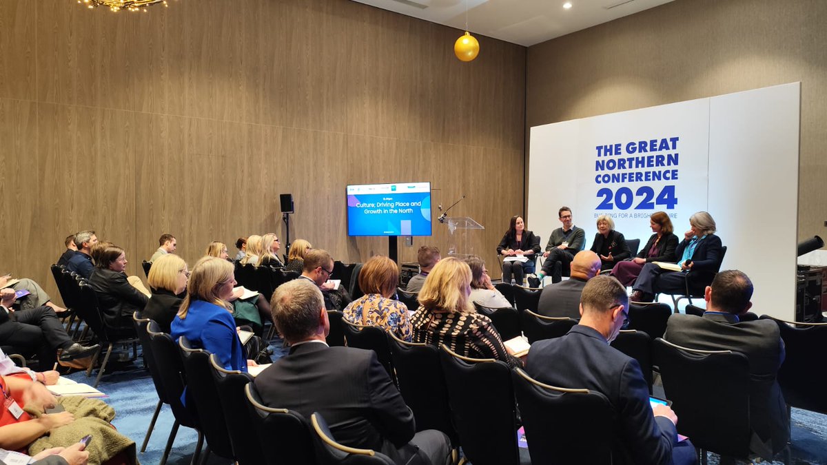 Culture: Driving Place and Growth in the North 🌟 This afternoon's session explored:
Economic prosperity through culture
Creative Corridors
Collaboration
Future insights
Inspiring discussions with an incredible panel!   #ONENORTH #culture #collaboration