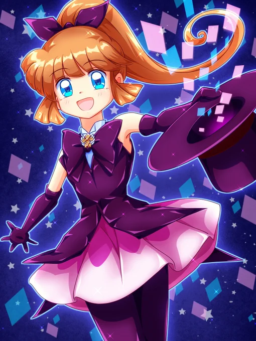 「ワン、ツー、スリー～～!」今日は12月3日、セイントテールを描きましたよろしかったら!#怪盗セイント・テール 
