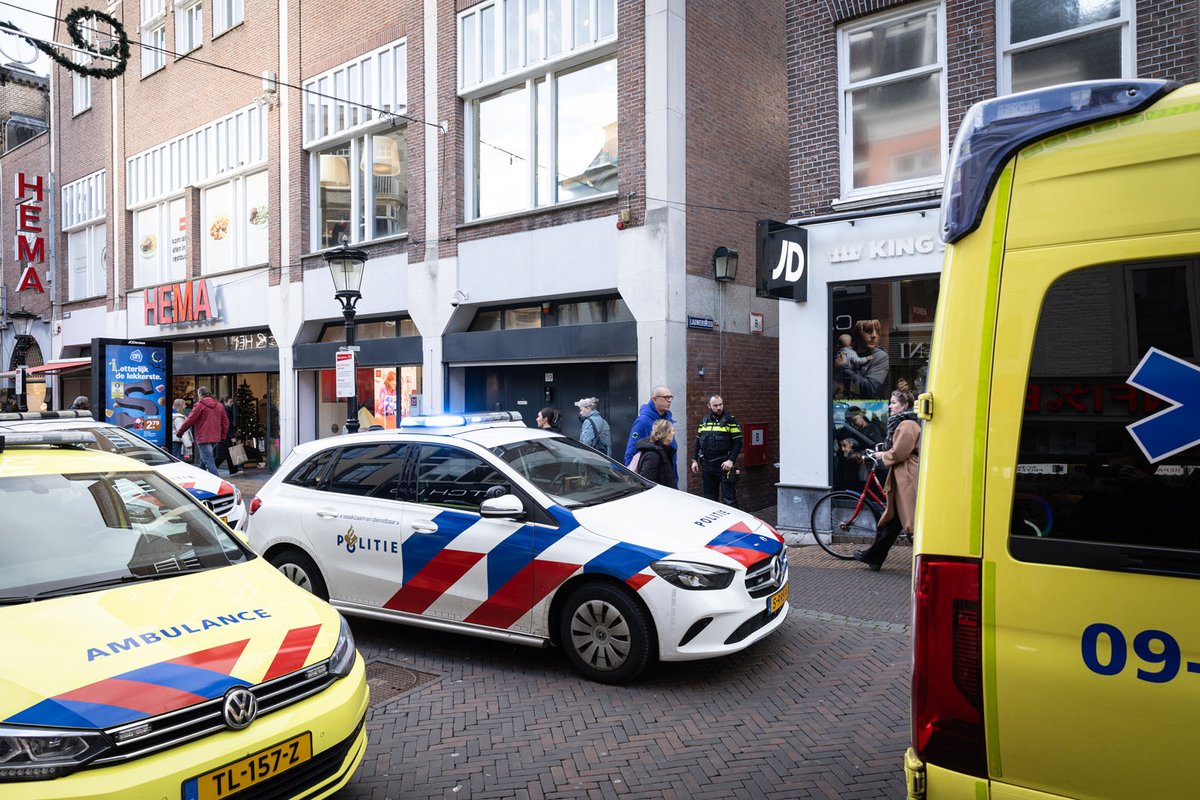112 melding Steekincident in binnenstad van Utrecht
