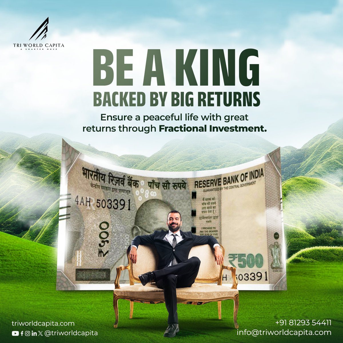 triworldcapita's tweet photo. A smart investment with a small capital can earn you great returns from fractional ownership. Invest your money in luxurious resorts with Tri World Capita.

#tourismindustry #FractionalOwnership #kanthalloor #investment #RealEstate #triworldcapita #niraamayaretreats https://t.co/QHQmGp8n0f