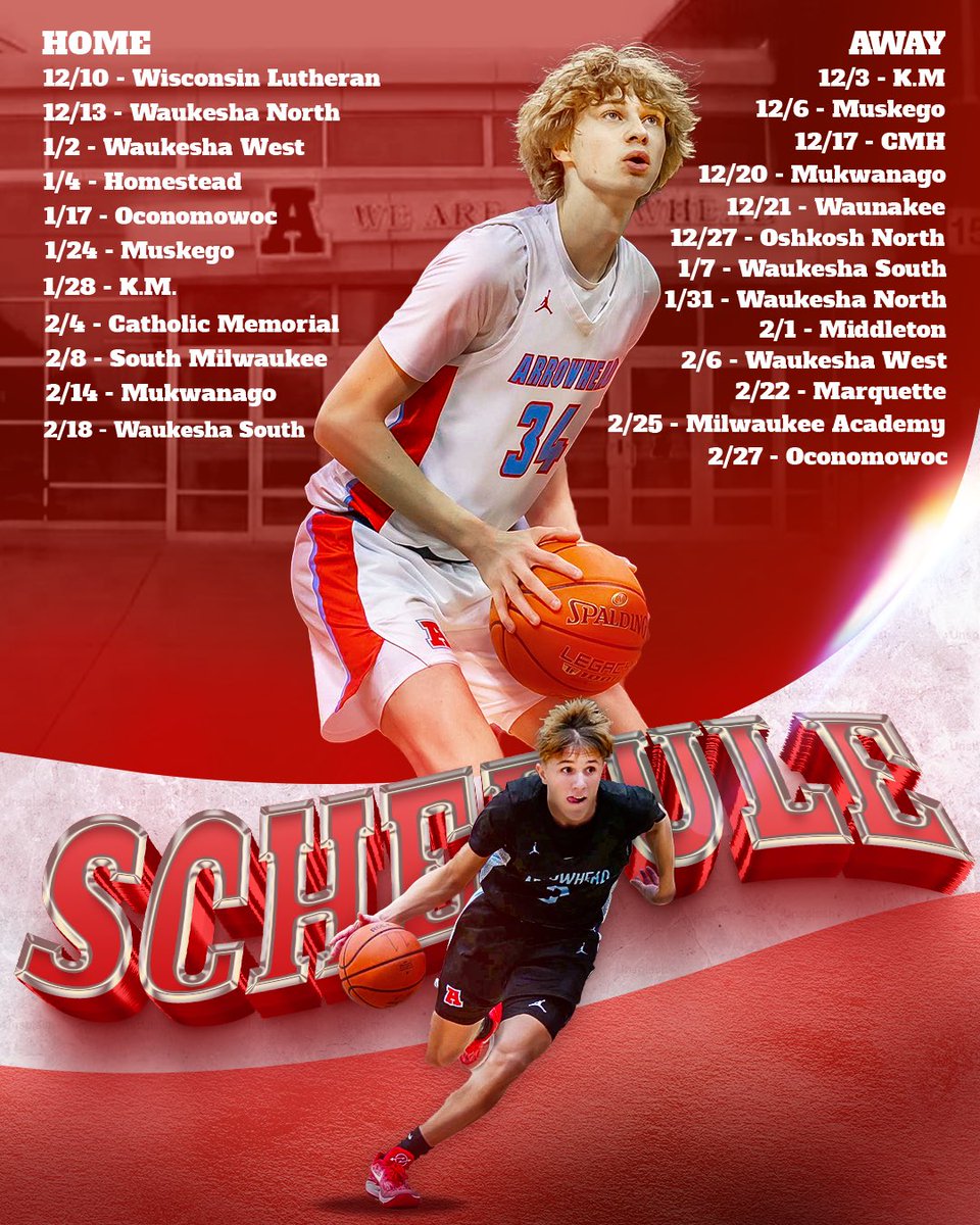 Here’s the schedule for the 2024-2025 Boys Varsity Season:

#weAre