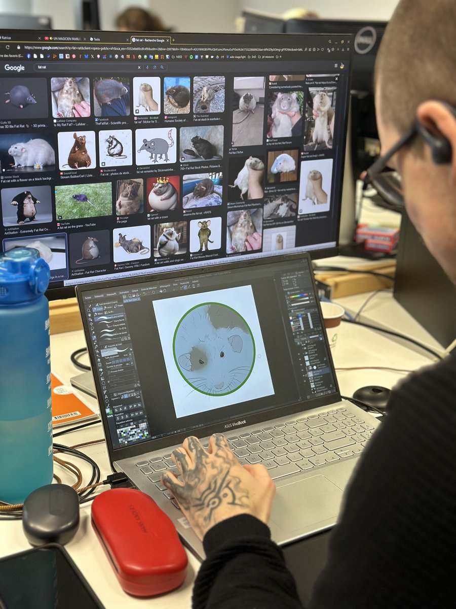 50RatsGames's tweet image. Our artist @BnouaitNSFW is currently working on some assets for the third chapter of our investigation game #MysteriesOfPerception.  
Feel free to follow him and give him some support 🐀❤️
#pointandclick #visualartist #illustrator #artist #indiegamedev