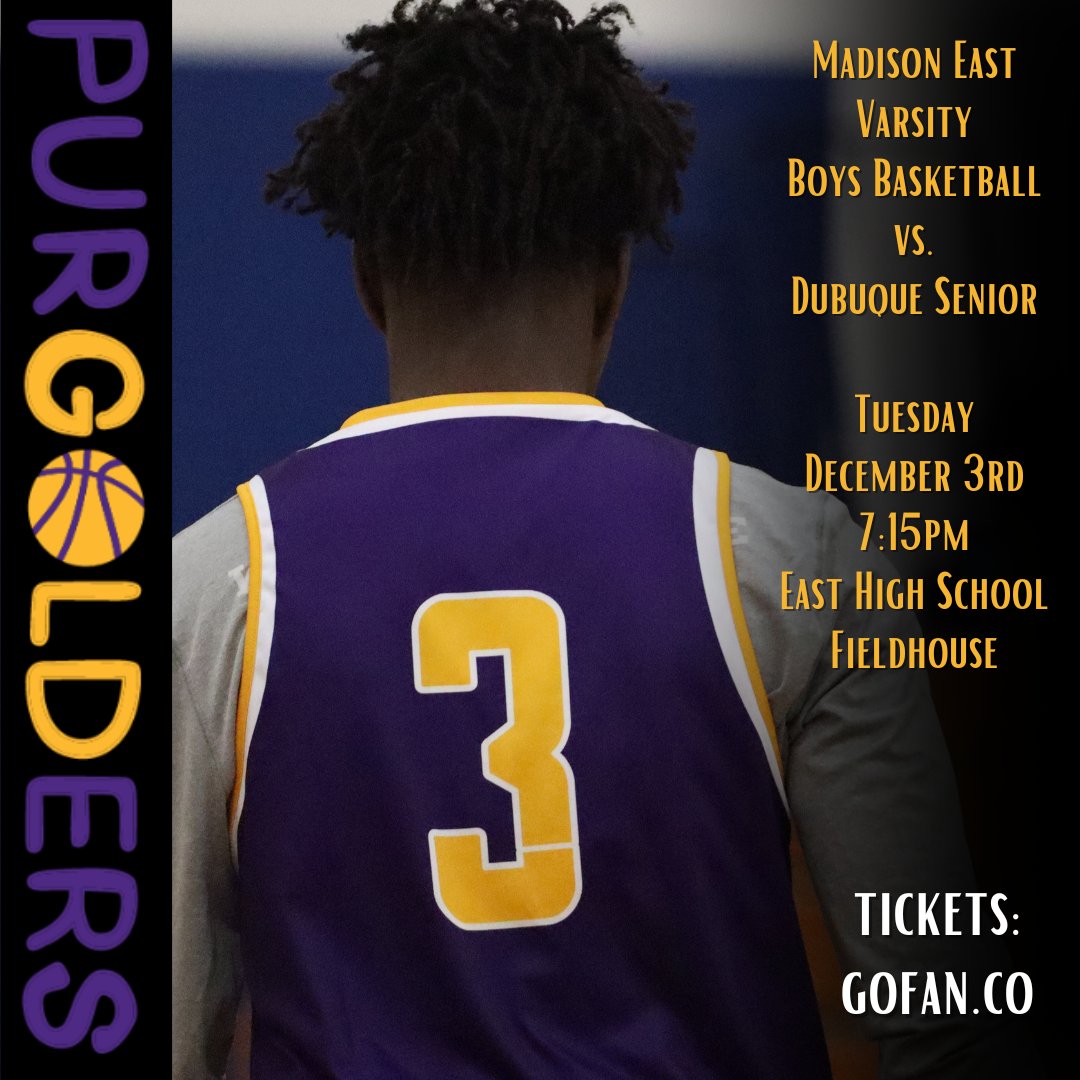 It's December 3rd... that means it's GAMEDAY at the Castle! Join us as we take on Dubuque Senior at our first home game of the season!