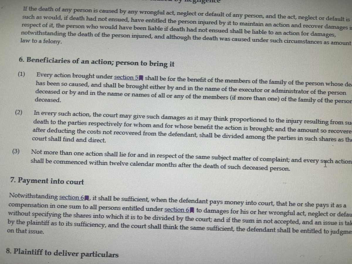 Just realized we have been reading the wrong law for many years. According to S.6(3) of the Law Reform (Miscellaneous Provisions) Act published on ULII, the limitation period for death as a cause of action is 12 months. However this was an error and the period is 3 years.  The