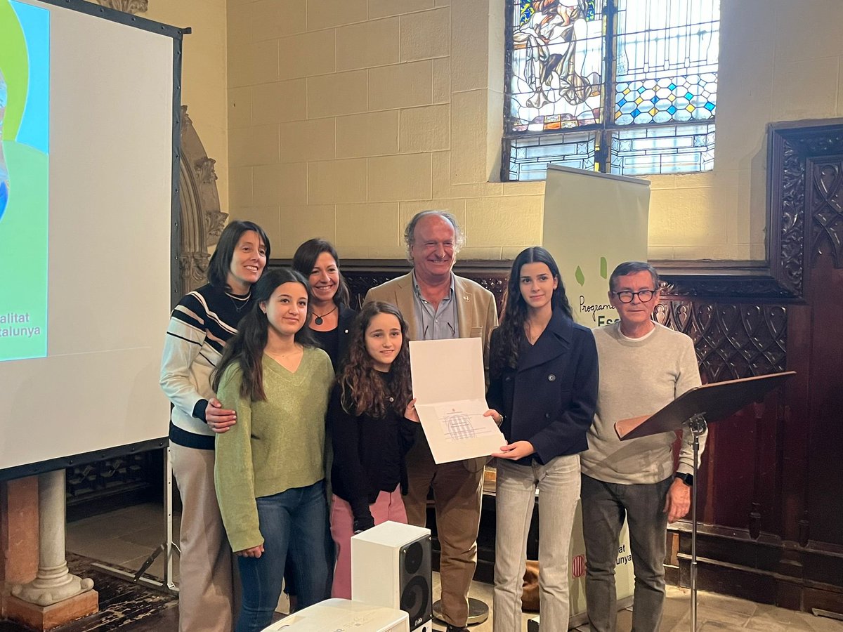 escolesverdes's tweet photo. 🌿Avui s’han lliurat els Premis d'Escoles Verdes 2024!🏆

👏Felicitats als centres guardonats:
🌿Escola Vedruna de Vilafranca
🌿Escola Lacustària de Llagostera
🌿Institut Jaume Huguet de Valls
🌿Escola Barcanova de Sta. Perpètua de Mogoda

🔗Enllaç: https://t.co/OvxicLs72j https://t.co/VedapSVPbl