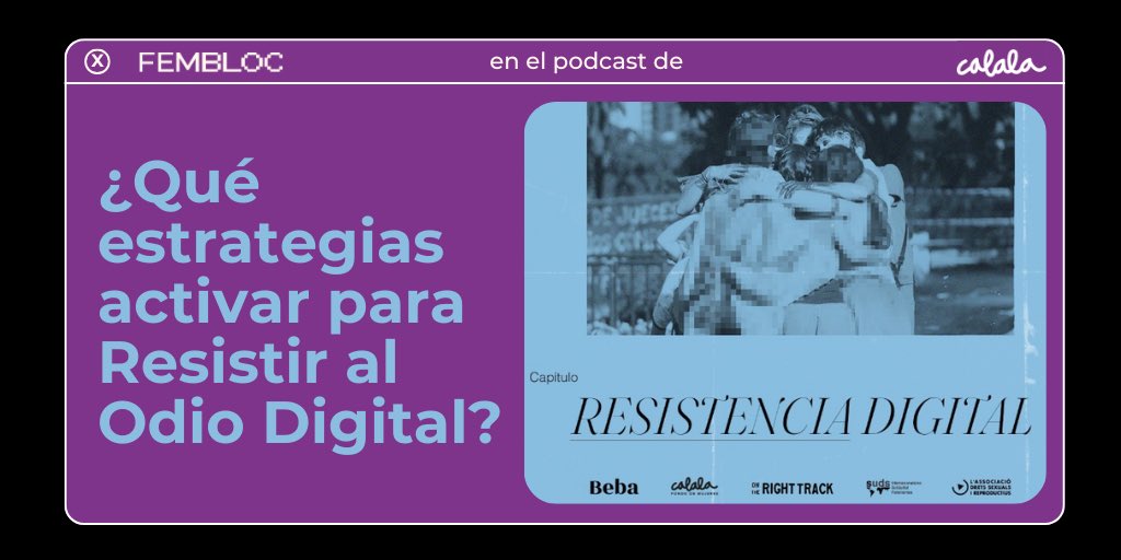 🎙️ #Resistencia digital: estrategias para enfrentar el odio digital, crear autocuidado y construir comunidades seguras✨ #Fembloc en el podcast ‘El Odio los junta’ explora estos temas en su episodio final. 
🎧 Escúchalo en Spotify: open.spotify.com/show/6yiceyiCh…