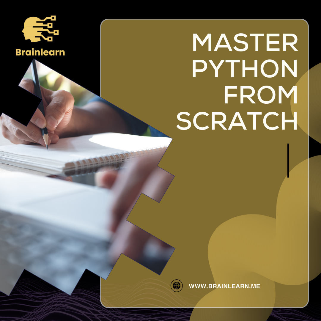 brainlearn_it's tweet image. 💻 Want to learn Python but don’t know where to start? Our course, "Python Programming: Python Coding Essential Training," is perfect for you.
👉 Enroll today and take the first step toward your programming future.
#LearnPython #CodingFromScratch #BrainLearn