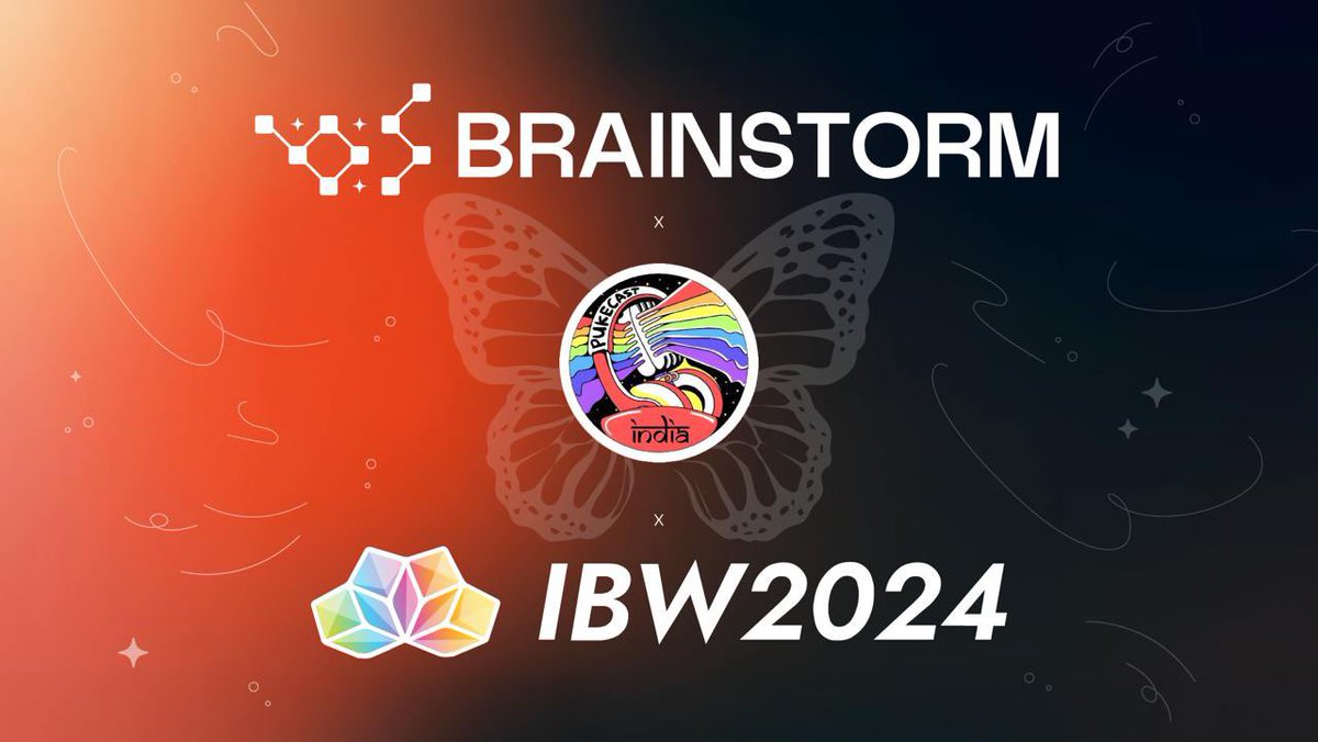 . <a href="/PukecastIN/">Pukecast IN</a> x <a href="/thebrainstormHQ/">Brain Storm 🧠⚡️</a> are hosting a media booth at IBW - where we’ll be interviewing founders from across ecosystems and projects! 

Come say hi to <a href="/Shasshhyy/">Shash</a> <a href="/AhaanRaizada/">Ahaan Raizada</a> and me 👋🏼