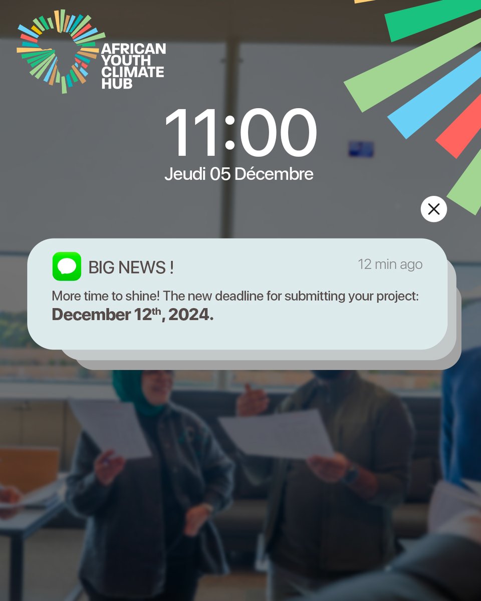 Don’t let time slip away! The submission deadline for AYCH 2025 has been extended to December 12th. This is your chance to turn your ideas into something amazing.
 Take the time you need to refine your project and get it ready for the next big step.
The future starts now – submit