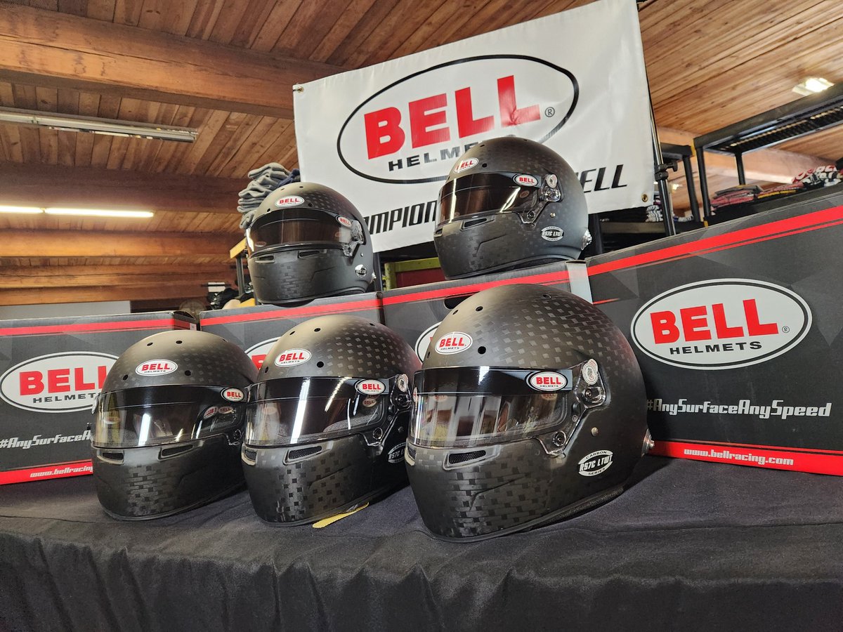 Stafford Speedway ๐๏ธ (@staffordspeedwy) on Twitter photo Our 2024 Champion helmets have arrived! Big thank you to <a href="/BellRacingHQ/">Bell Racing</a> for their support of Stafford Speedway ๐
Each of our 5 track champions had the opportunity to pick out a brand new Bell Helmet of their choice ๐ช
Story: staffordmotorspeedway.com/2024-champs-beโฆ Our 2024 Champion helmets have arrived! Big thank you to <a href="/BellRacingHQ/">Bell Racing</a> for their support of Stafford Speedway ๐
Each of our 5 track champions had the opportunity to pick out a brand new Bell Helmet of their choice ๐ช
Story: staffordmotorspeedway.com/2024-champs-beโฆ