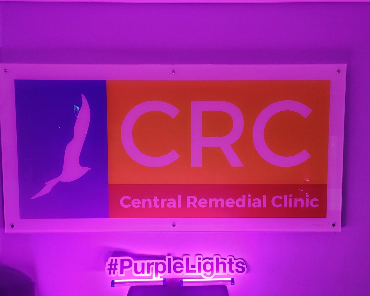 I [popped into <a href="/centralremedial/">CRC</a> yesterday to get a quick snap. Here it is CRC showing support for #purplelights24 <a href="/DisabilityFed/">DFI</a> <a href="/AlisonMcCallion/">Alison McCallion</a>