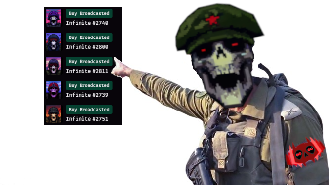 SoldierSkull666's tweet photo. Your mission for today soldier 🫡 🪖

#skullxinfinite https://t.co/tu5jfwD7u3