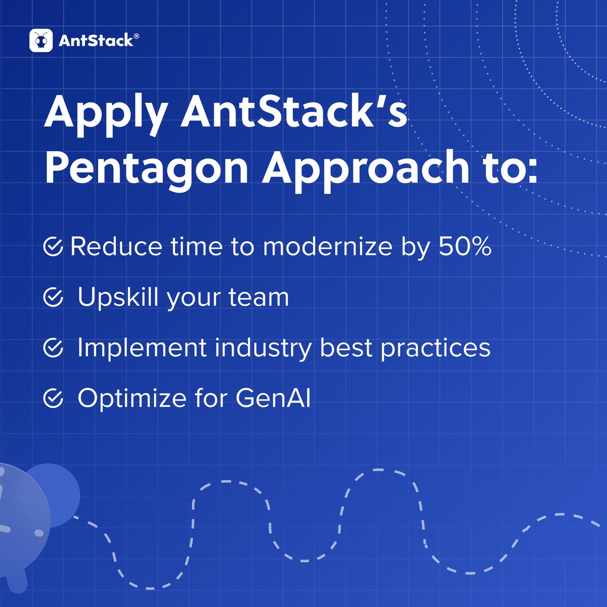 AntStack's tweet image. 𝗦𝘁𝘂𝗰𝗸 𝗶𝗻 𝘁𝗵𝗲 𝗽𝗮𝘀𝘁? 𝗖𝗼𝗻𝘁𝗮𝗶𝗻𝗲𝗿𝗶𝘇𝗮𝘁𝗶𝗼𝗻 ≠ 𝗠𝗼𝗱𝗲𝗿𝗻𝗶𝘇𝗮𝘁𝗶𝗼𝗻.

At #AntStack, we don’t just upgrade—we transform. 

Let&apos;s build smarter together: bit.ly/47aNW6l

#LegacyModernization #ModernApps #Serverless