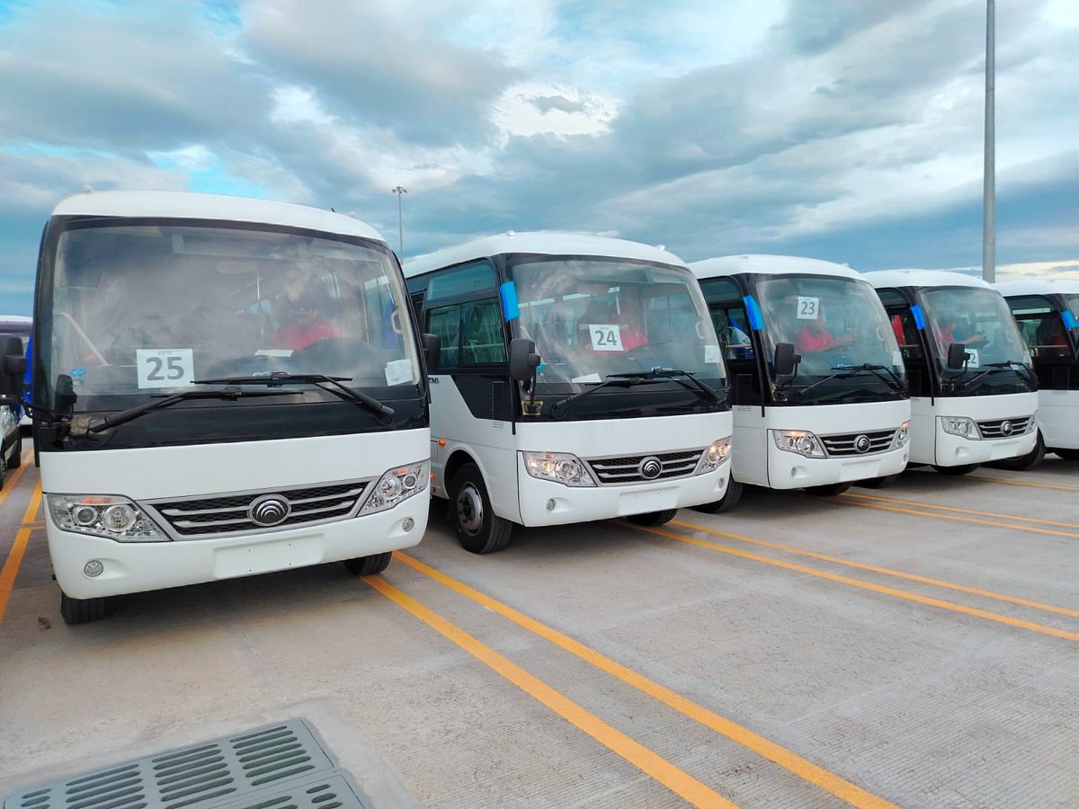 PrensaPopulr's tweet photo. 🇳🇮🚍 400 nuevos buses provenientes de la hermana República Popular #China parten desde el Centro Logístico Julia Herrera de Pomares, en El Realejo, fortaleciendo el transporte y el progreso de #Nicaragua. 🌟🤝 https://t.co/7vrtHiytdf