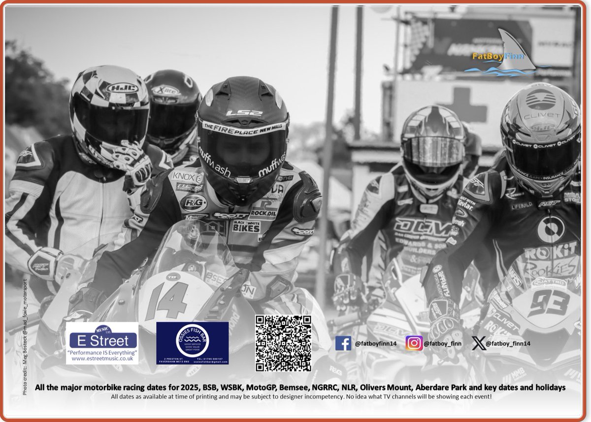 How many of you knew that ‘Red Squirrel Appreciation Day’ is the 21st January?

In the FatBoyFinn 2025 Calendar you’ll find this and more, BSB, MotoGP, WSBK, NGRRC, Bemsee, NLR, TT, Oliver’s Mount, Aberdare Park, Manx GP, Classic TT, UK hols and dates- £10incP&amp;P 

DM me.