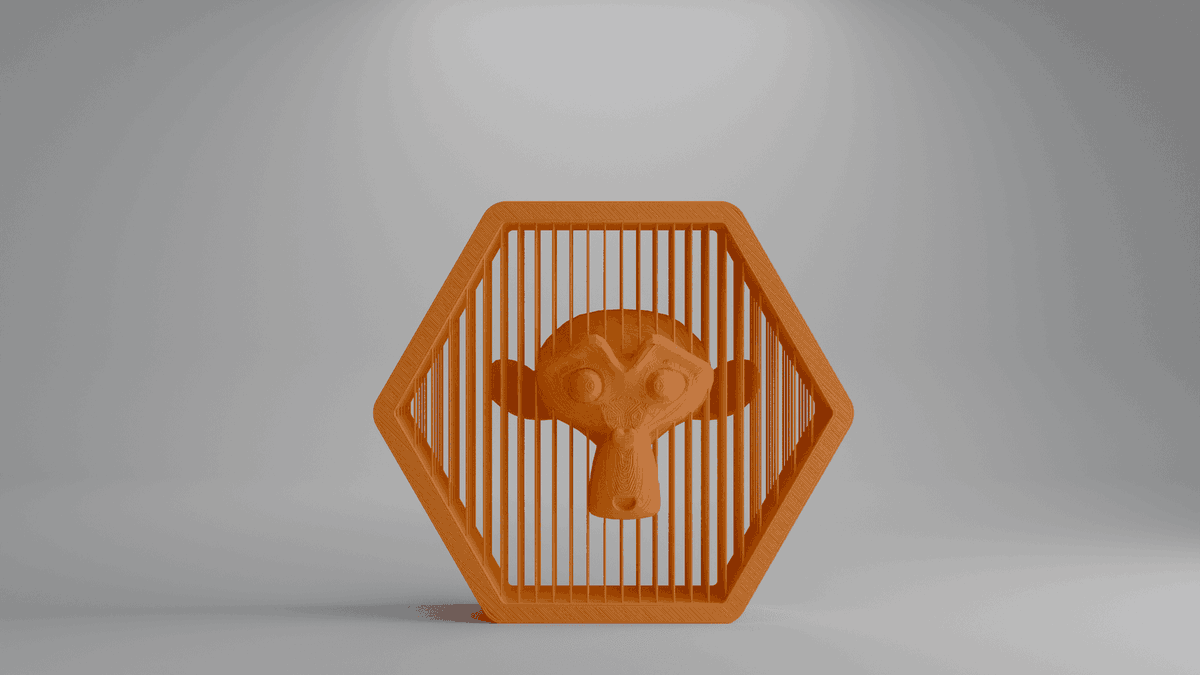 I made a suspended object generator in Blender and posted it over on Makerworld, check it out! Link: shorturl.at/cubD0

Used the <a href="/BambulabGlobal/">Bambu Lab</a> X1C!
#Blender3D #3Dprinting