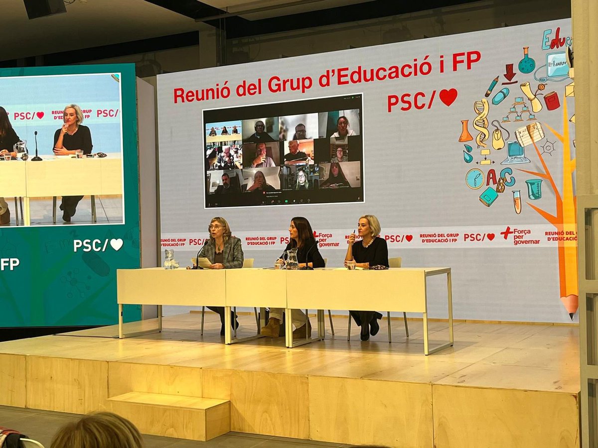 Trobada necessària amb la sectorial d’educació i FP del <a href="/socialistes_cat/">Socialistes PSC/❤</a>. És un orgull tenir aquests companys i companyes mestres de l’educació. Moltes gràcies per la vostra força, illusió i exigència.