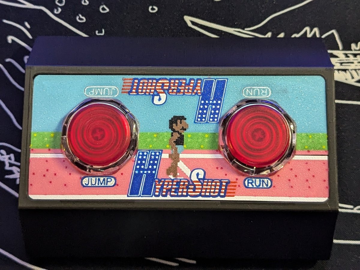 Clive_Frog_2_0's tweet photo. Looks good. Printing another variation now.
#HyperShot
#HyperSports
#MSX https://t.co/Y2ZlbphqmP