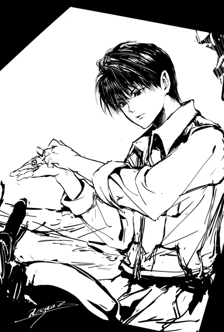#刃霧要生誕祭 
刃霧要、めちゃくちゃかっこいいよな…… 