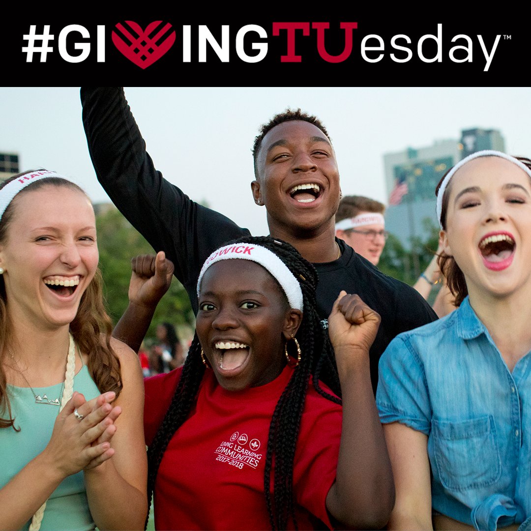 Opportunity defines a Temple education and every donation provides a lasting impact. It’s #GivingTUesday, a day when #OwlsGiveTogether and give back to the nest. 

Make an impact here: giving.temple.edu/givingtuesday

#GivingTUesday #OwlsGiveTogether