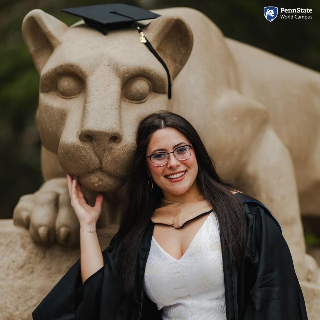 Penn State World Campus (@psuworldcampus) on Twitter photo Resharing this proud moment: congratulations to Amanda H. on graduating from the Master’s in #MarketingAnalytics and Insights program! Wishing you all the best in your next chapter! <a href="/SmealPGP/">Penn State Smeal Professional Graduate Programs</a> Resharing this proud moment: congratulations to Amanda H. on graduating from the Master’s in #MarketingAnalytics and Insights program! Wishing you all the best in your next chapter! <a href="/SmealPGP/">Penn State Smeal Professional Graduate Programs</a>