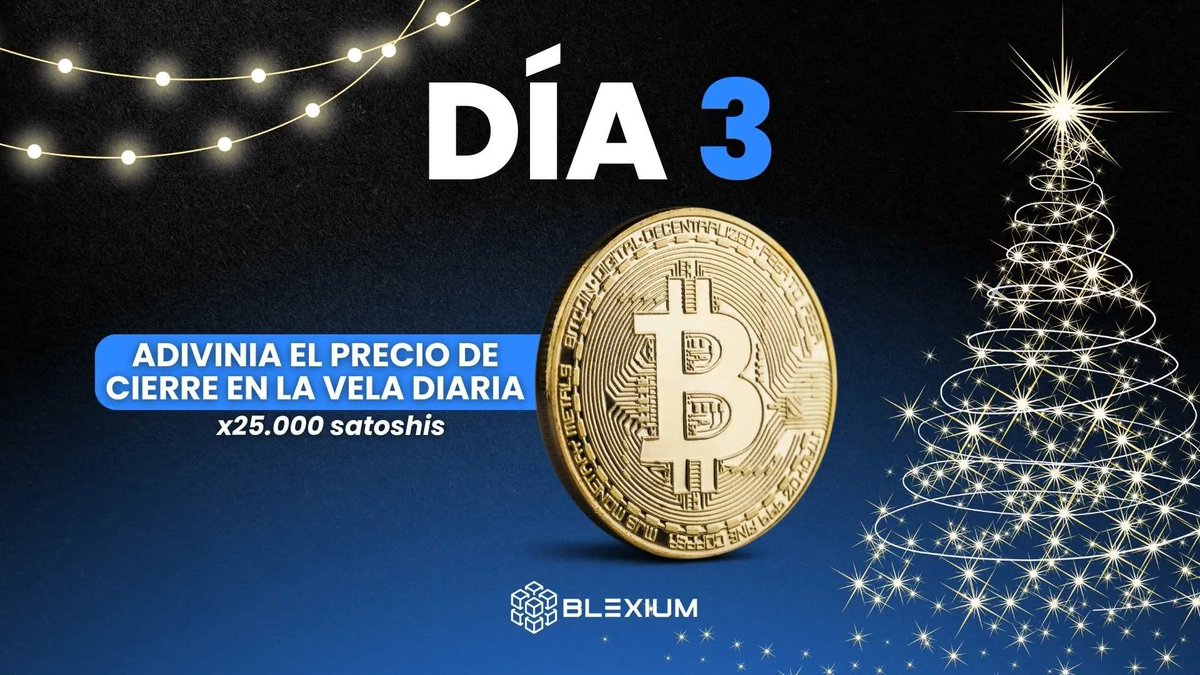 🚀 DÍA 3 DEL CALENDARIO DE ADVIENTO BLEXIUM: NO ES UN SORTEO, ES UN DESAFÍO  DE SATOSHIS 🎁 ¿Crees que los satoshis caen del cielo? Piensa de nuevo.  Aquí tienes 25.000 SATOSHIS